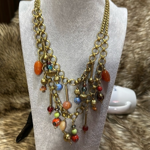 Beautiful BoHo necklace multiple colors absolutely gorgeous​​ - Picture 1 of 3